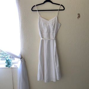 Gap Midi Dress White
